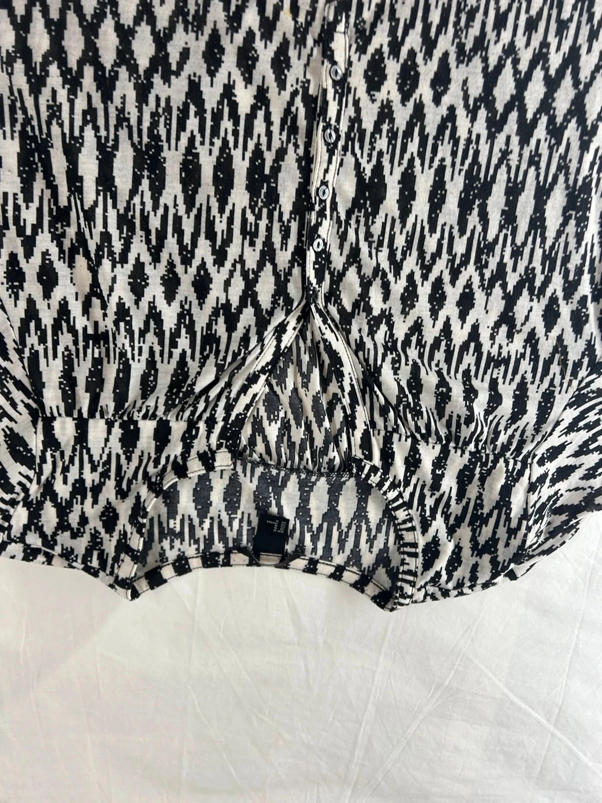 Vintage zwart-witte blouse h&m – photo 6
